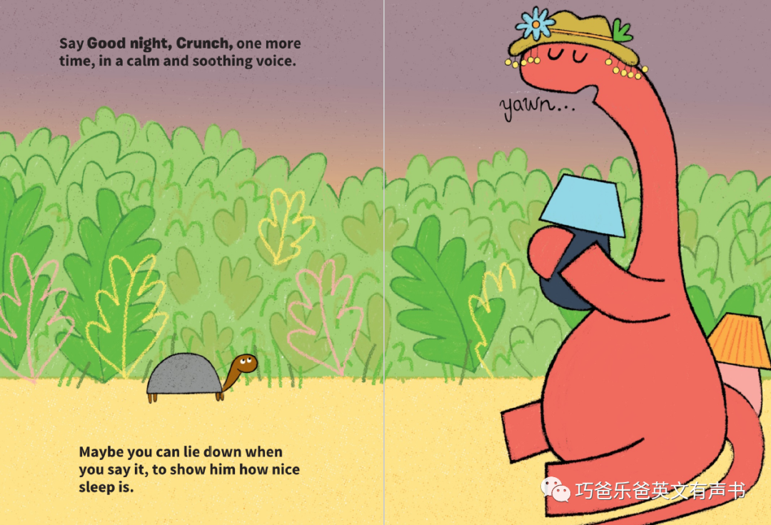 那只害羞的恐龙 Crunch the Shy Dinosaur by Cirocco Dunlap高清绘本内页20-巧爸乐爸-绘本推荐