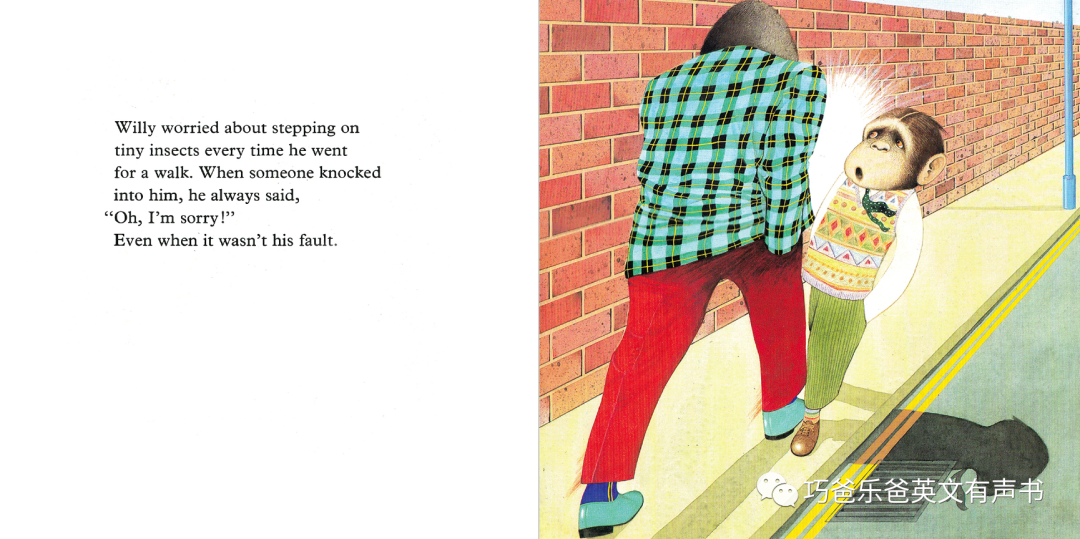 Willy the Wimp by  Anthony Browne高清绘本内页5-巧爸乐爸-绘本推荐