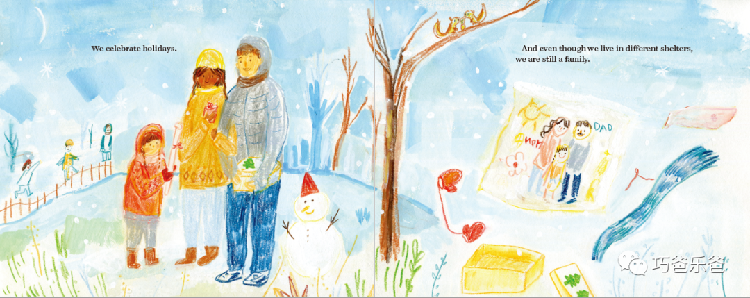 Still a Family  by Brenda Reeves Sturgis 一个关于无家可归的故事高清绘本内页4-巧爸乐爸-绘本推荐
