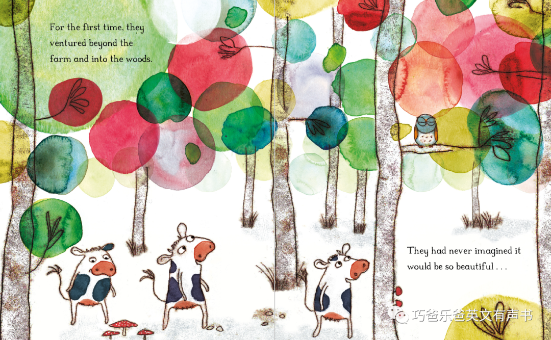 爱爬树的奶牛 The Cow Who Climbed a Tree By Gemma Merino高清绘本内页13-巧爸乐爸-绘本推荐