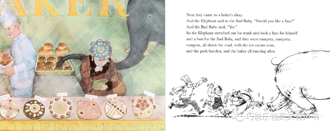 The Elephant and the Bad Baby By Elfrida Vipont高清绘本内页10-巧爸乐爸-绘本推荐