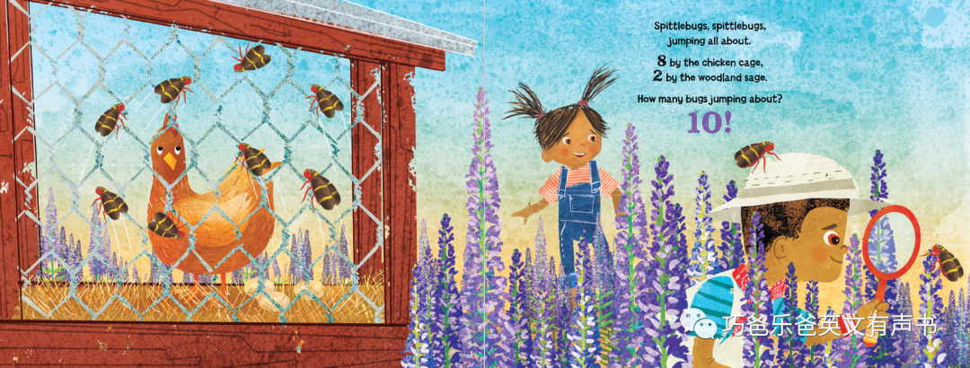100 Bugs! A Counting Book by Kate Narita高清绘本内页16-巧爸乐爸-绘本推荐