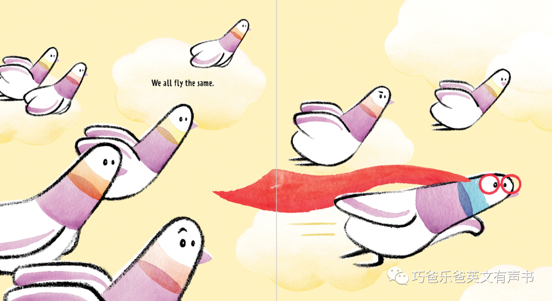 完美的鸽子 Perfect Pigeons Katherine Battersby高清绘本内页6-巧爸乐爸-绘本推荐