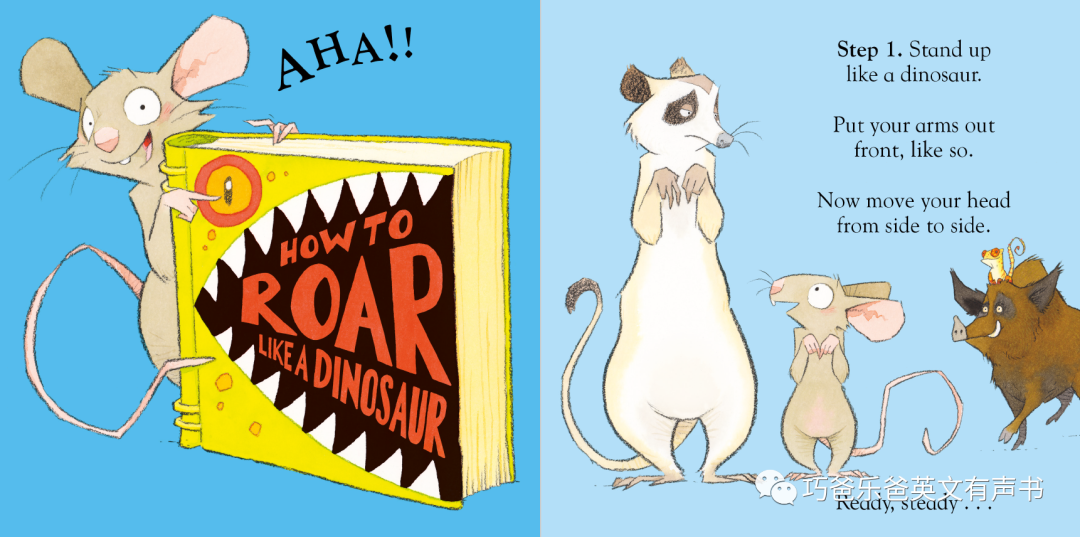 I Can Roar Like a DinosaurBy Karl Newson高清绘本内页8-巧爸乐爸-绘本推荐