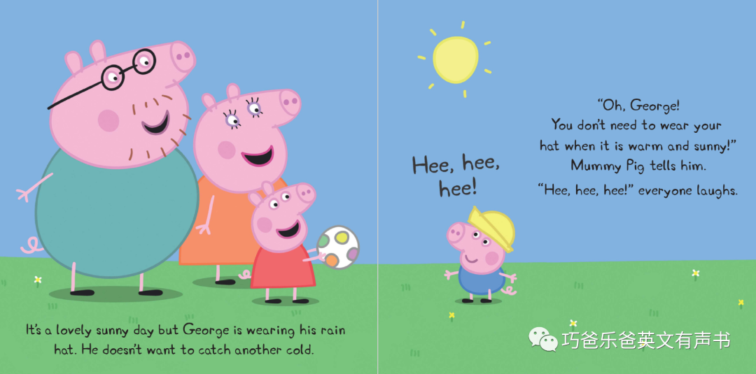 Peppa Pig系列 乔治感冒了 George Catches a Cold高清绘本内页14-巧爸乐爸-绘本推荐