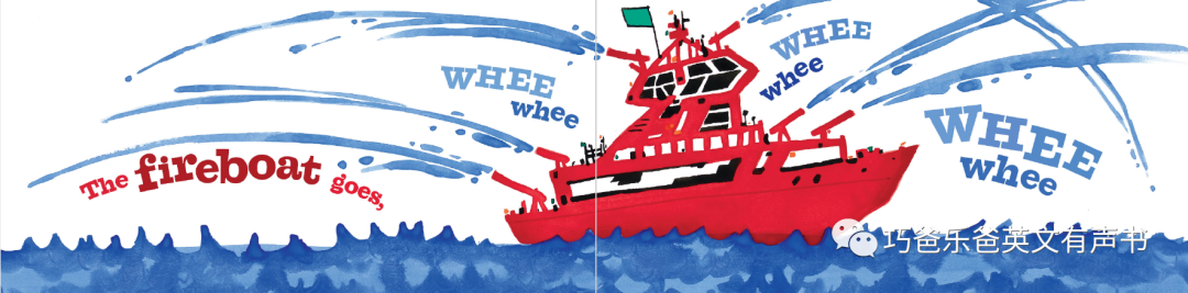 船来了 Boats Go by Steve Light高清绘本内页3-巧爸乐爸-绘本推荐