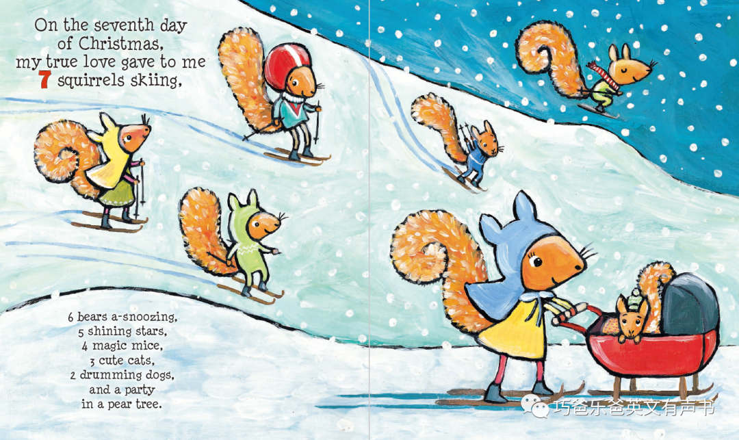 The Twelve Days of Christmas by Jane Cabrera高清绘本内页12-巧爸乐爸-绘本推荐
