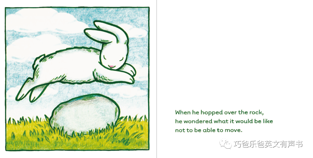 经典绘本 小白兔 Little White Rabbit by Kevin Henkes高清绘本内页6-巧爸乐爸-绘本推荐