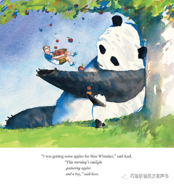 【原版有声书分享】中国风绘本 禅的故事4 Zen Ties Stillwater the Panda by Jon J Muth高清绘本内页27-巧爸乐爸-绘本推荐