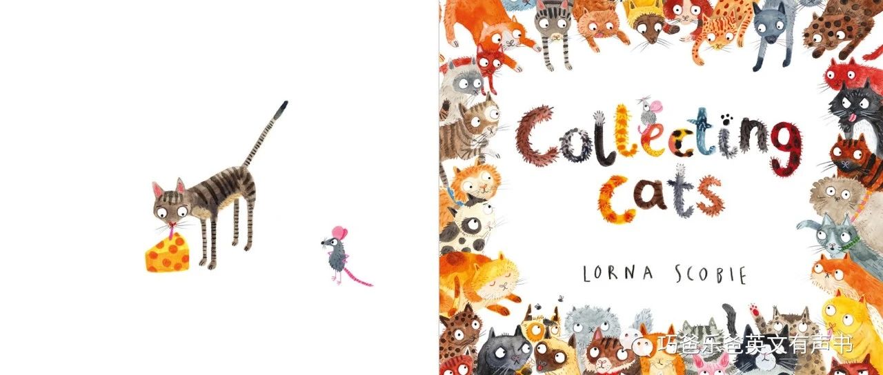 收集猫咪 Collecting Cats by Lorna Scobie绘本封面-缩略图-巧爸乐爸-绘本推荐