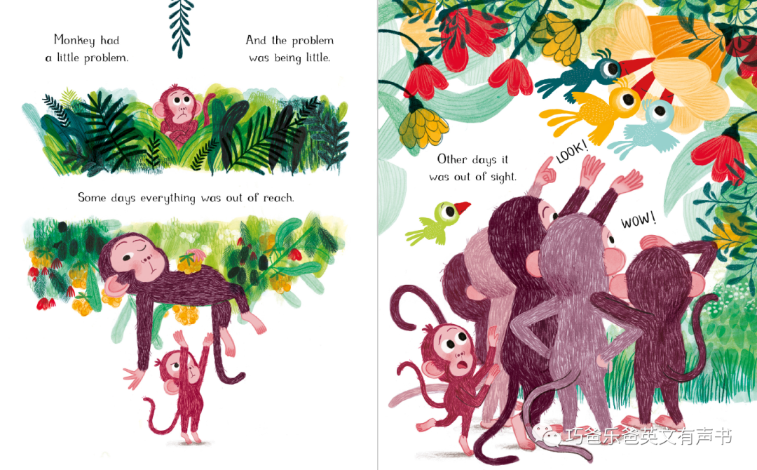 Little Monkey  by Marta Altes高清绘本内页8-巧爸乐爸-绘本推荐