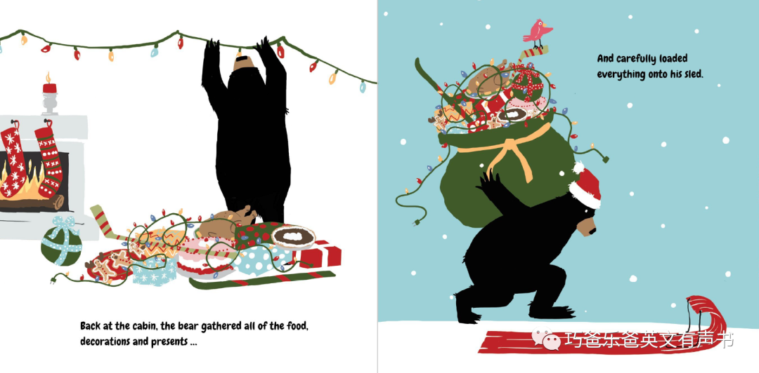 One Wild Christmas by Nicholas Oldland高清绘本内页13-巧爸乐爸-绘本推荐