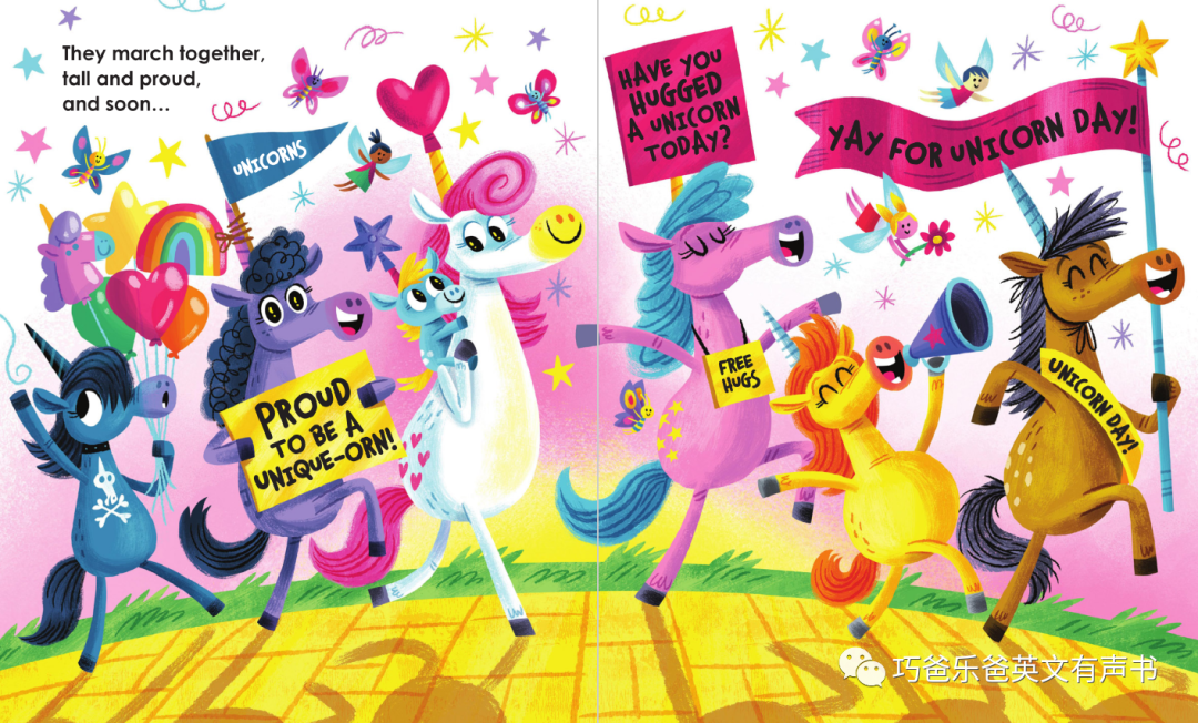 独角兽日 儿童魔法书 Unicorn Day by Diana Murray高清绘本内页17-巧爸乐爸-绘本推荐