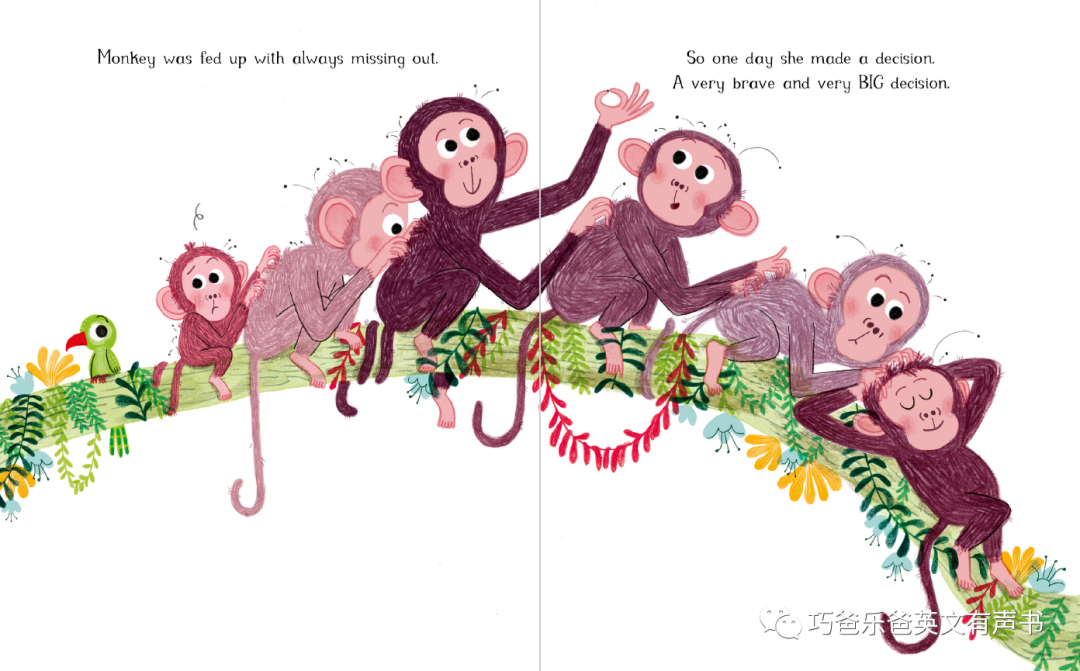 Little Monkey  by Marta Altes高清绘本内页10-巧爸乐爸-绘本推荐