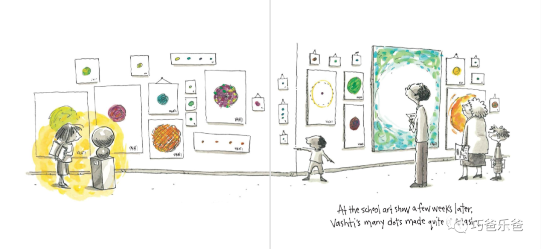 The Dot by Peter H. Reynolds 点高清绘本内页1-巧爸乐爸-绘本推荐