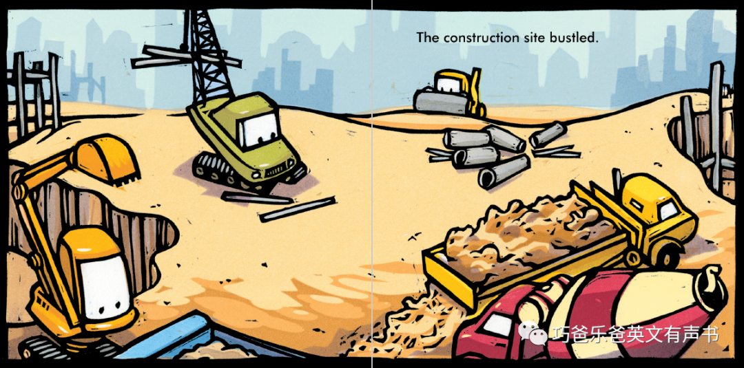 Bulldozer Helps Out by Candace Fleming高清绘本内页6-巧爸乐爸-绘本推荐