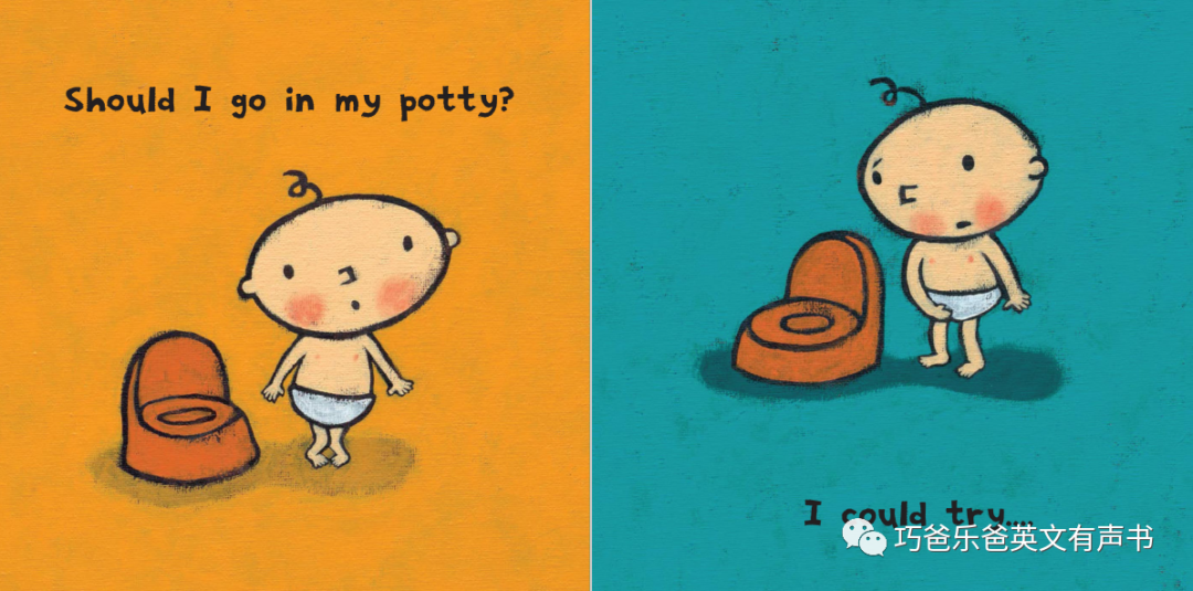 一根毛系列 potty by Leslie Patricelli高清绘本内页10-巧爸乐爸-绘本推荐