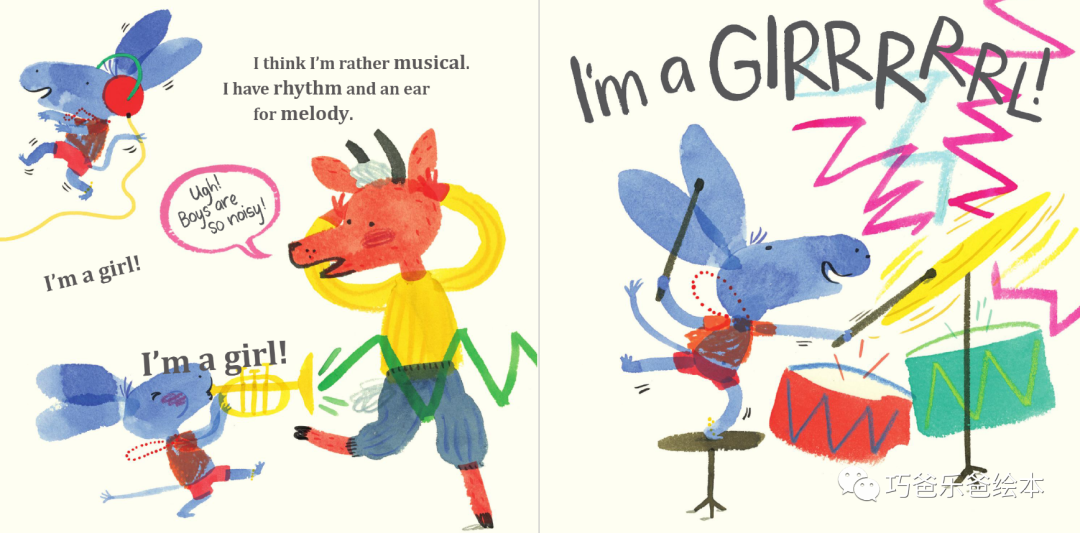 I'm a Girl! by Yasmeen Ismail高清绘本内页14-巧爸乐爸-绘本推荐