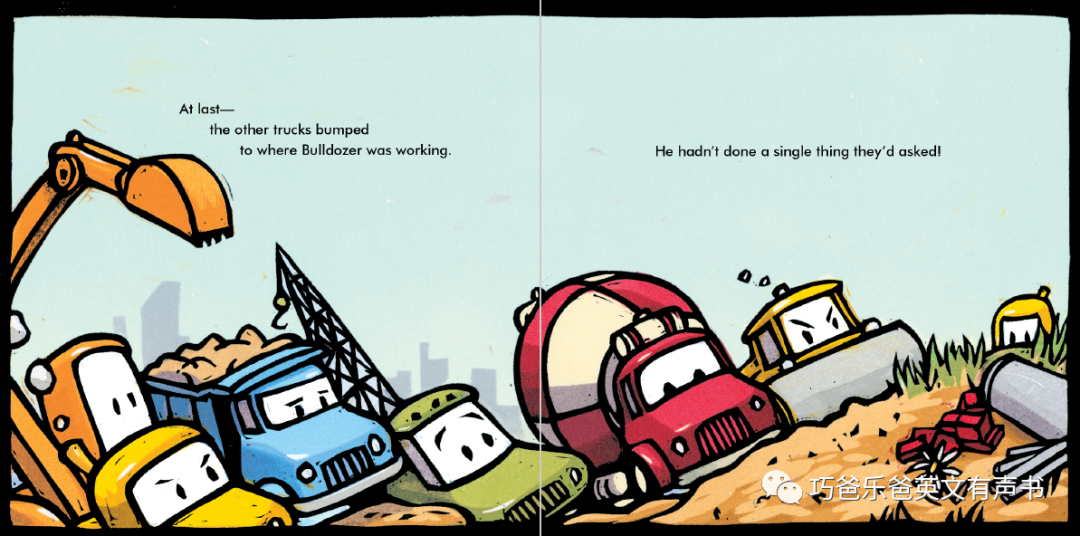 Bulldozer Helps Out by Candace Fleming高清绘本内页16-巧爸乐爸-绘本推荐