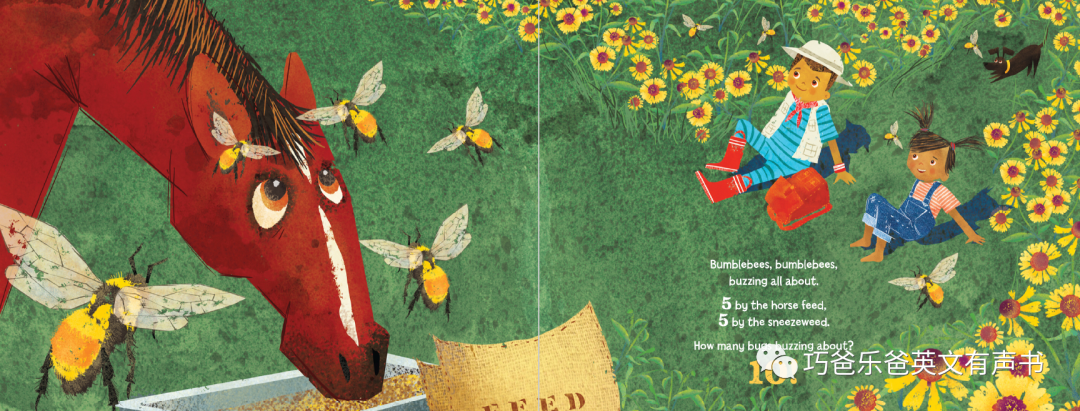 100 Bugs! A Counting Book by Kate Narita高清绘本内页12-巧爸乐爸-绘本推荐