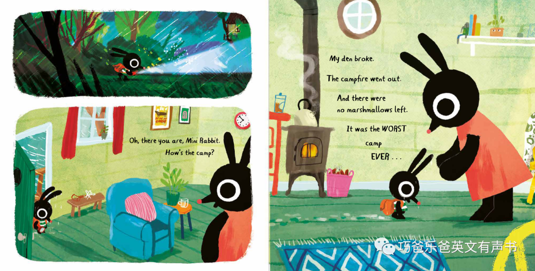小兔子要回家 Mini Rabbit Come Home by John Bond高清绘本内页18-巧爸乐爸-绘本推荐