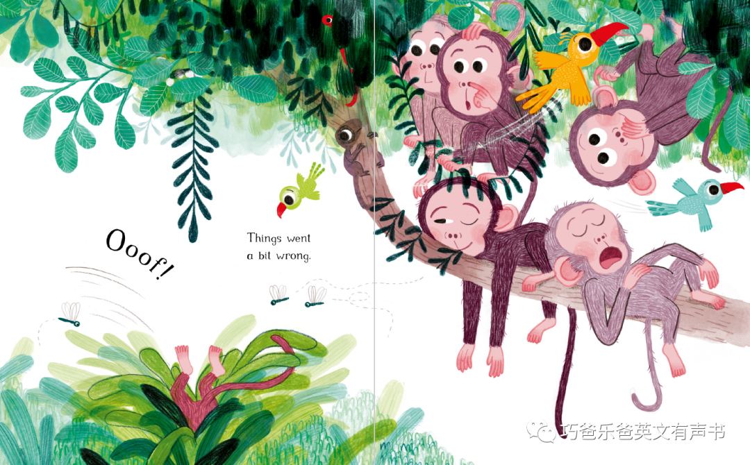 Little Monkey  by Marta Altes高清绘本内页7-巧爸乐爸-绘本推荐