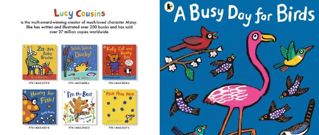 a busy day  for birds  by Lucy Cousins post thumbnail image